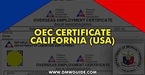 oec appointment la union|How to Apply OEC Certificate in California, USA.